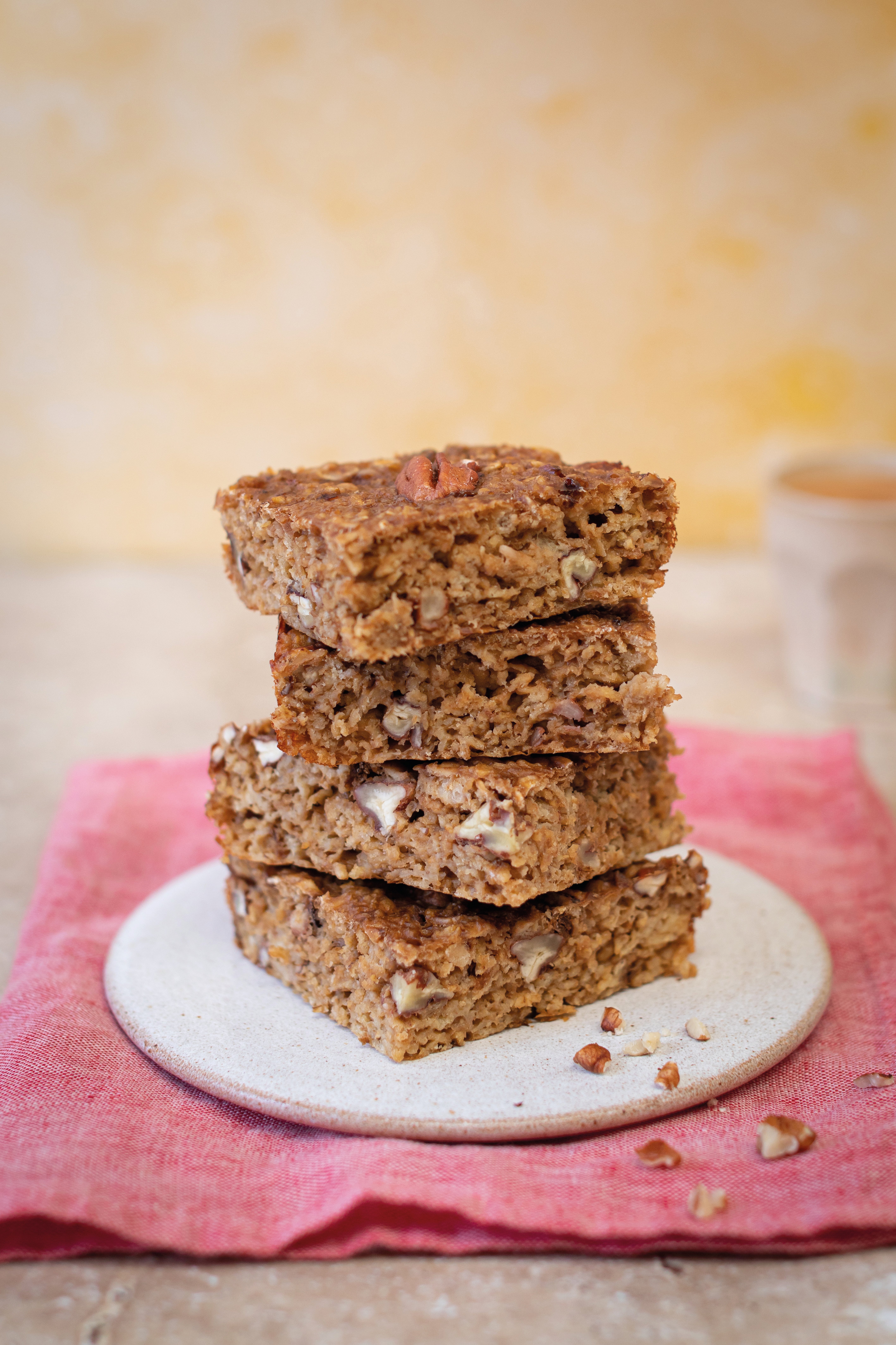 pecan and coffee slice recipe