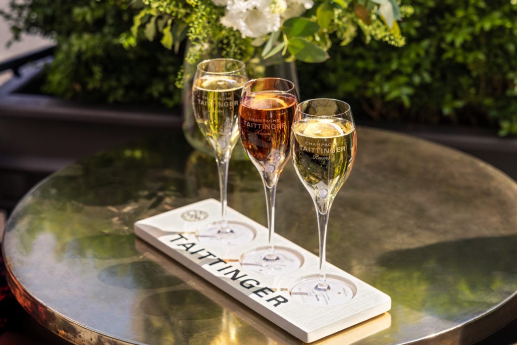 café du parc taittenger champagne