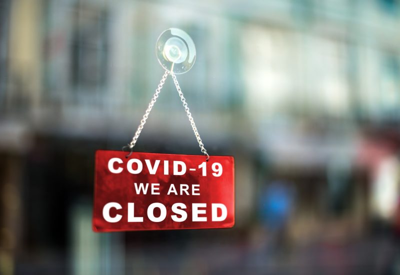 business is closed due to covid-19