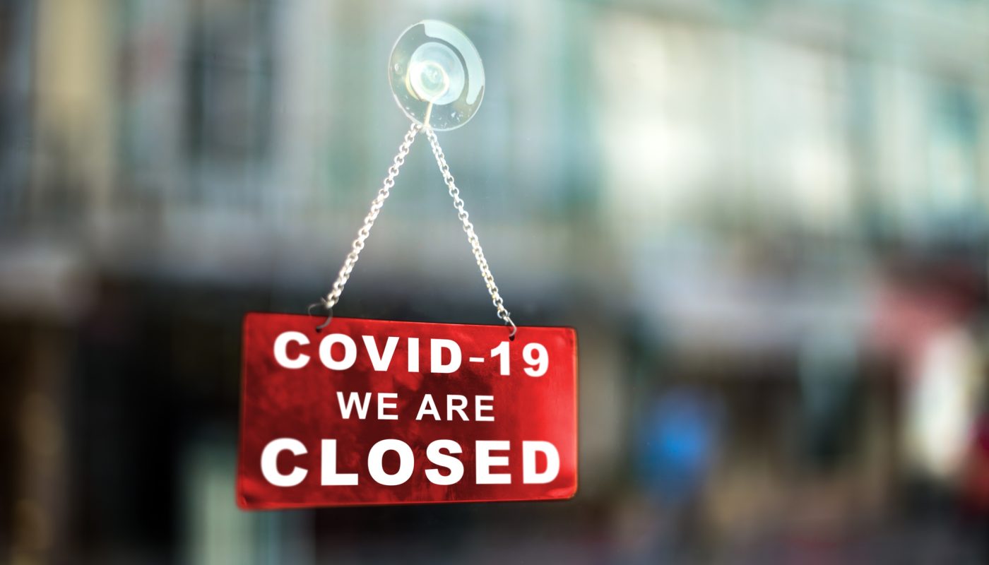 business is closed due to covid-19