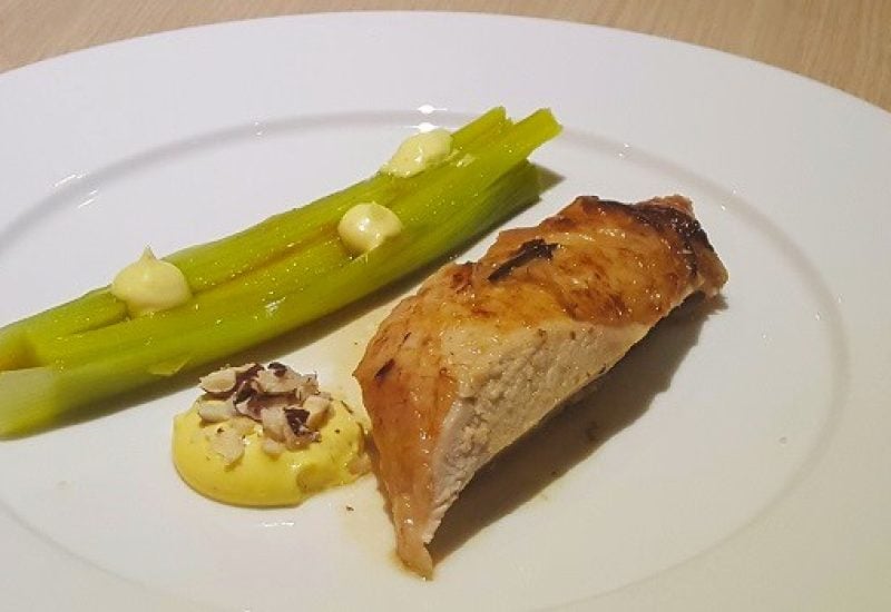 Roast Chicken with Truffle Mayonnaise Recipe and Wine Pairing by Julie Dupouy