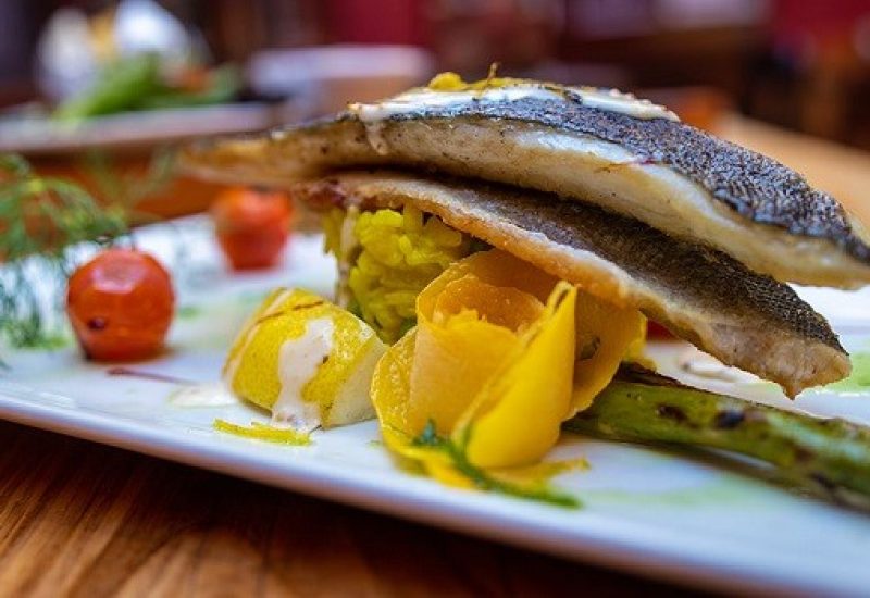 Sea Bass Rissotto Recipe from An Poitin Stil #DubPubDishes