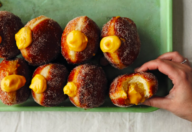Apple, Cardamom and Custard Doughnuts Recipe from The Modern Spice Rack