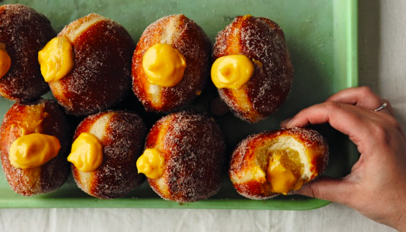Apple, Cardamom and Custard Doughnuts Recipe from The Modern Spice Rack