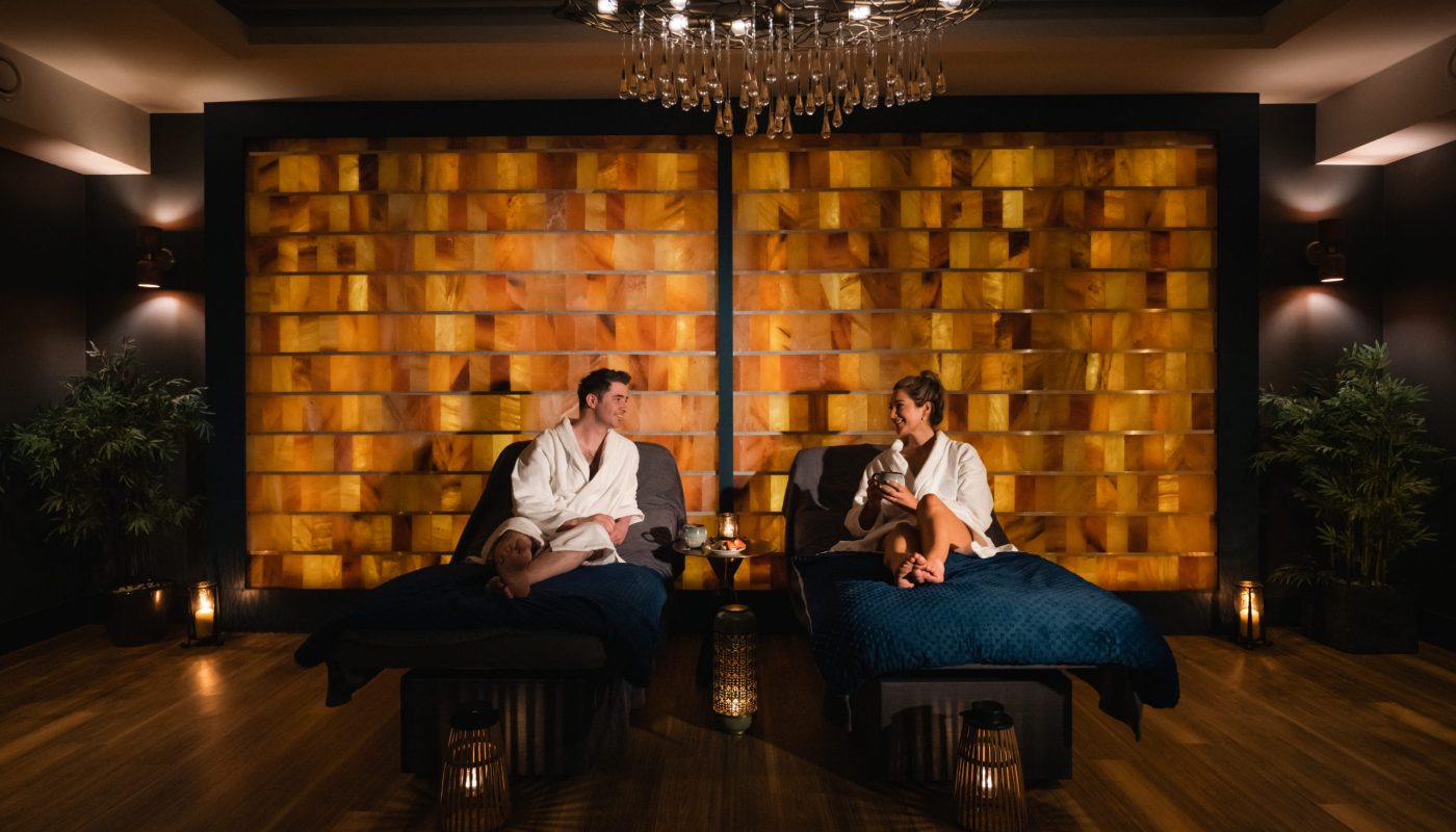 Asha Spa Salt Wall Asha Spa Retreat Ashdown Park Hotel