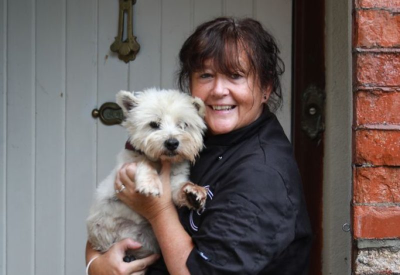 Audrey Byrne Grooms at the ranch