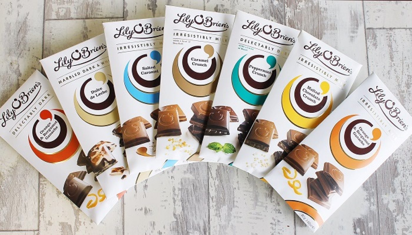 Lily O'Brien's new Chocolate Bar Earned Prestigious Gold Star Great Taste Award for