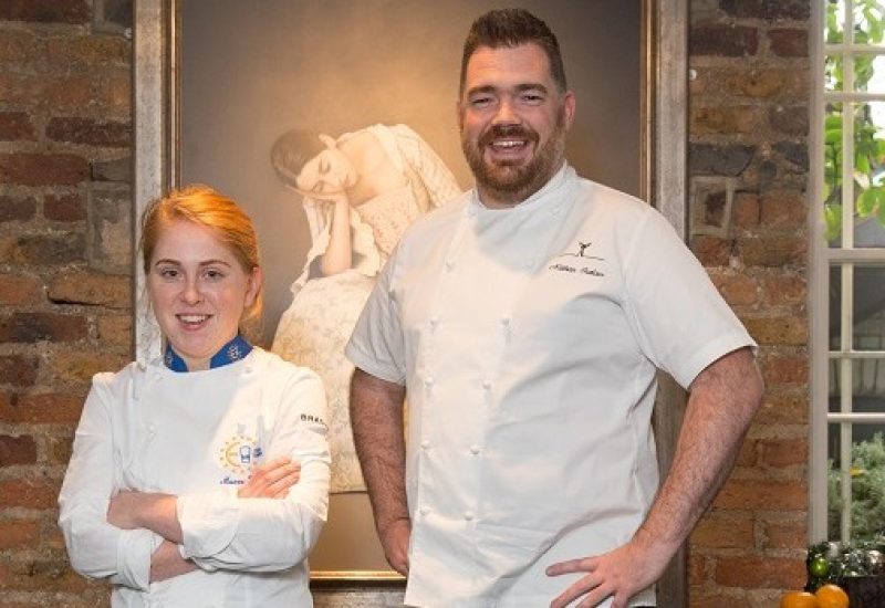 Eurotoques Young Chef of the Year 2016 Maeve Walsh and Nathan Outlaw
