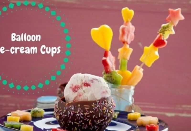 Balloon Ice-cream Cups