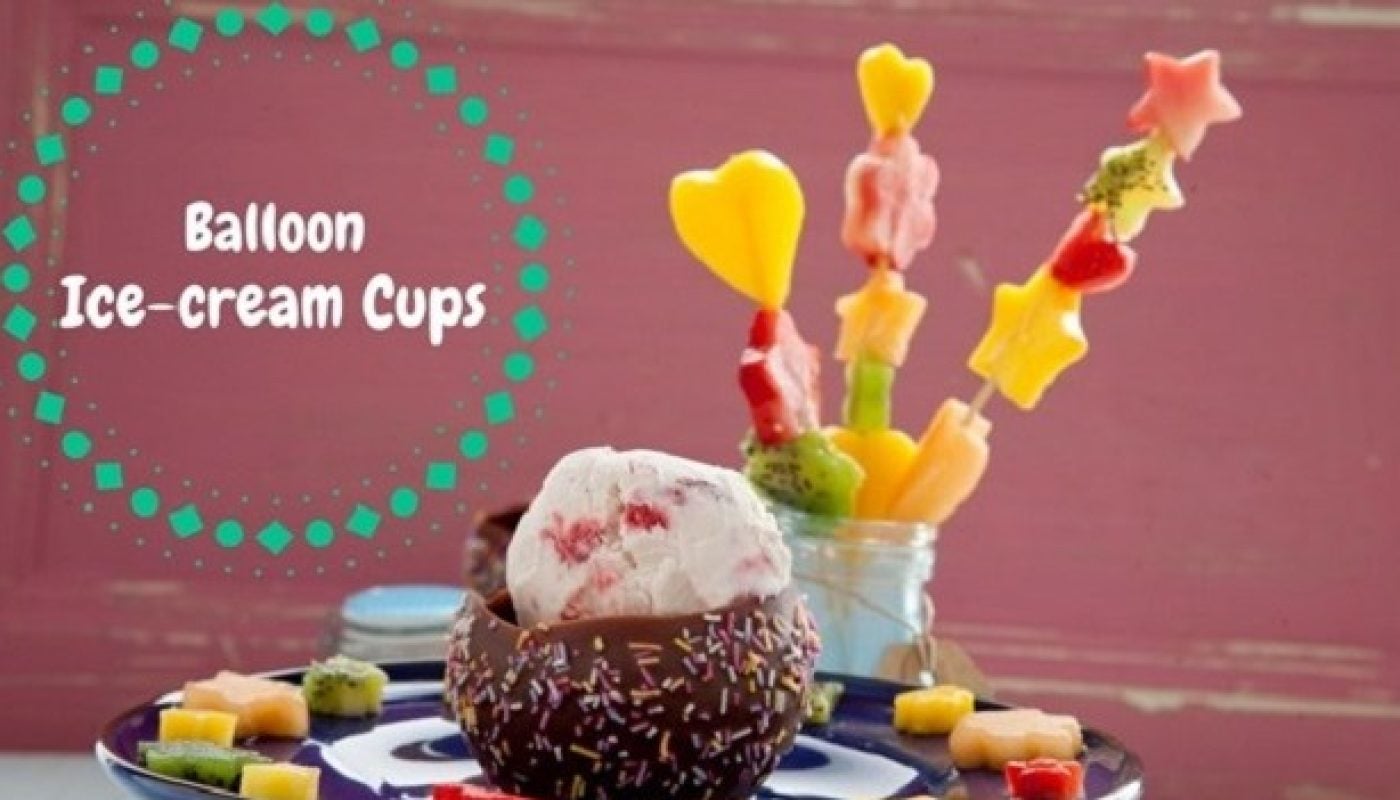 Balloon Ice-cream Cups