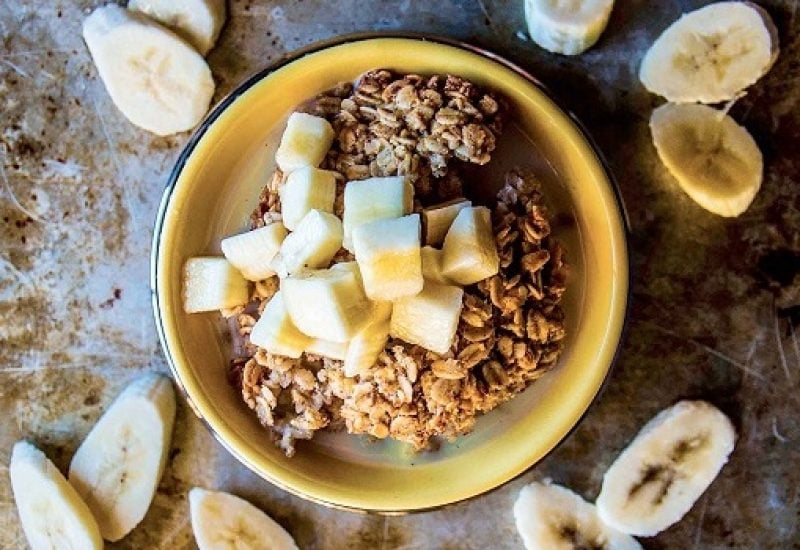 Baked Banana Oatmeal Recipe from Pure Delicious Cookbook