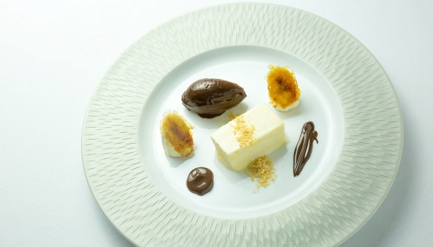 Banana parfait recipe with chocolate mousse 2