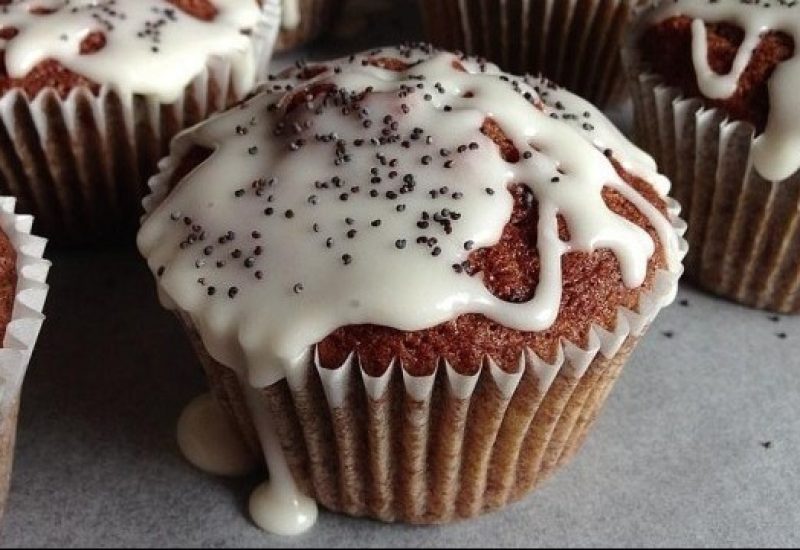 Beetroot Cupcakes Recipe with Orange & Poppy Seed Icing by Niamh Mannion
