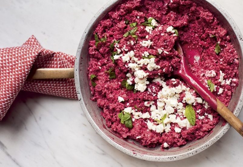 Beetroot Feta Risotto Recipe
