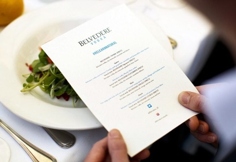 Belvedere Vodka VIP Dinner Introduced New Spritz Collection to Dublin