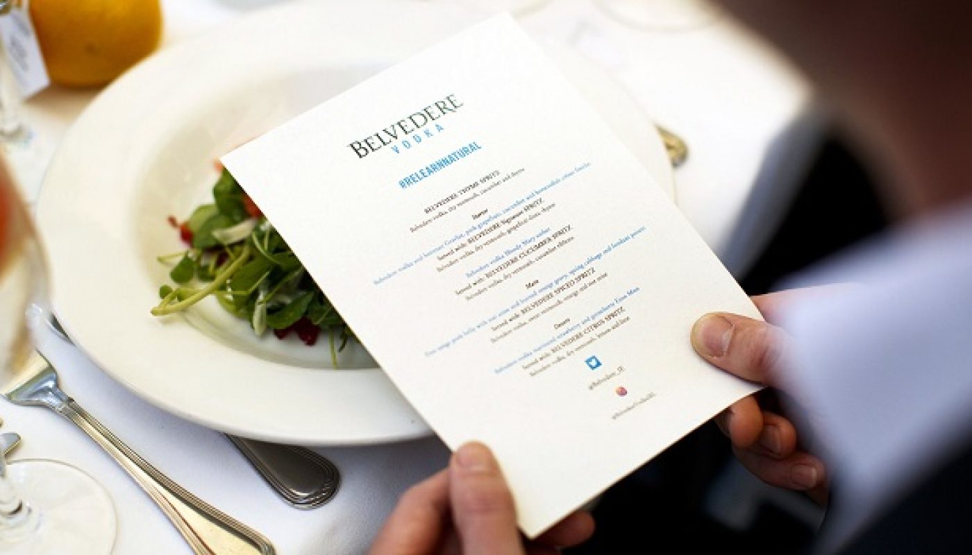 Belvedere Vodka VIP Dinner Introduced New Spritz Collection to Dublin