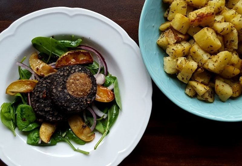 Warm Black Pudding and Apple Salad Recipe by Donna Hennessy
