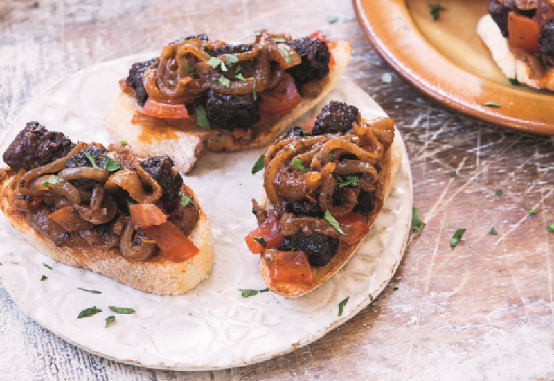 Black pudding on toast recipe