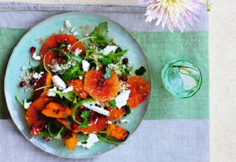 Blood Orange and Roast Butternut Squash salad recipe