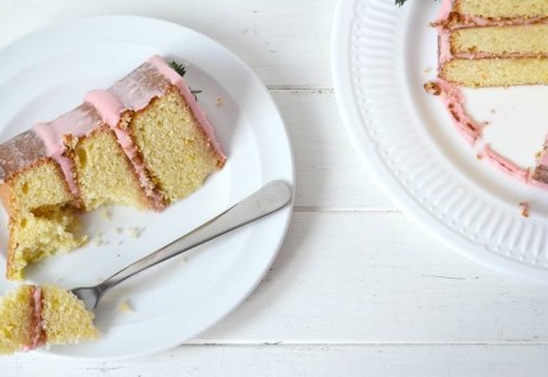Blood Orange and Thyme layer cake