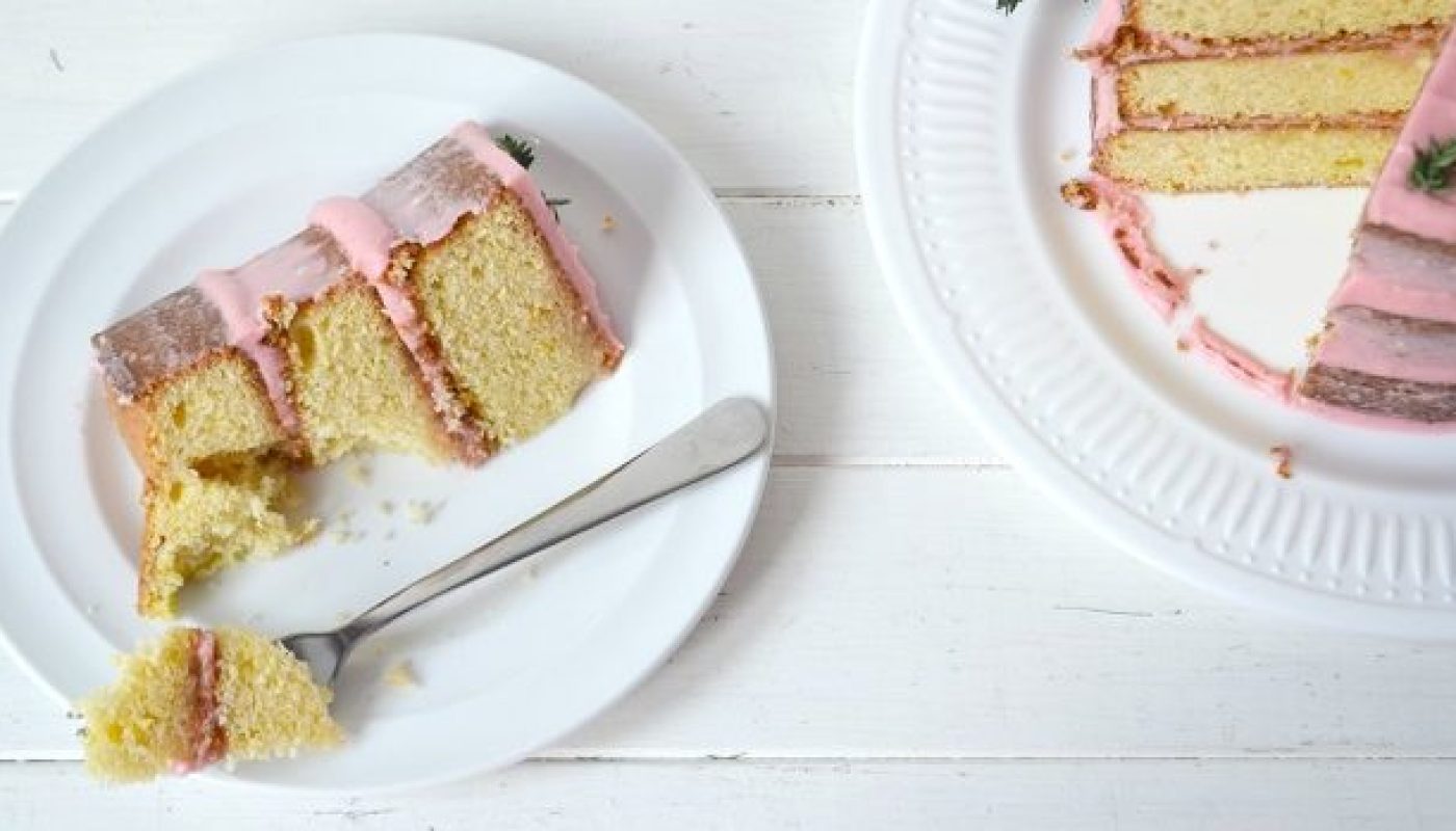 Blood Orange and Thyme layer cake