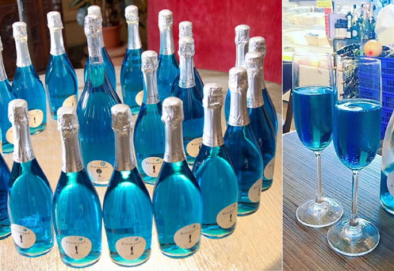 Blue Prosecco is a Thing Now and People Have Mixed Feelings about it