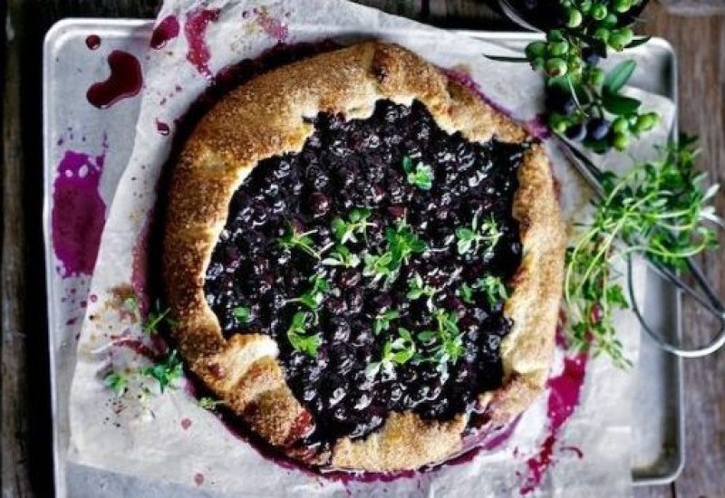 Blueberry and Thyme Tart
