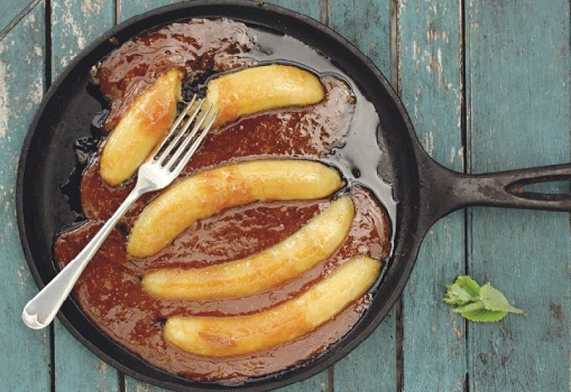 Boozy Butterscotch Bananas Recipe from Fruit on the Table Cookbook