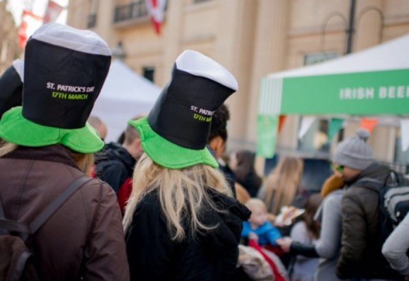 The Irish Food Market in Trafalgar Square, London in full swing!