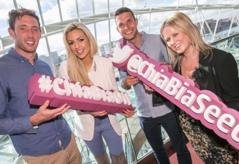 Brand Ambassador Kilkenny All Star Hurler Michael Fennelly, Rosanna Davison, 800M Olympic Hopeful Niall Tuohy and Irish Farmers Journal Columnist Nessa Robins