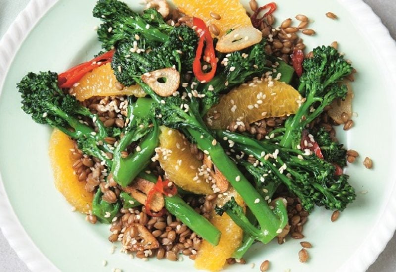 Broccoli, Spelt and Orange Salad Recipe by Davina McCall