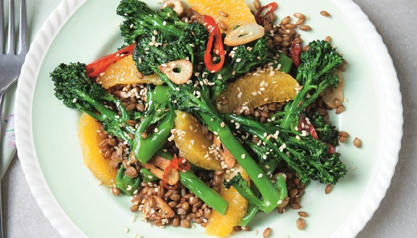 Broccoli, Spelt and Orange Salad Recipe by Davina McCall