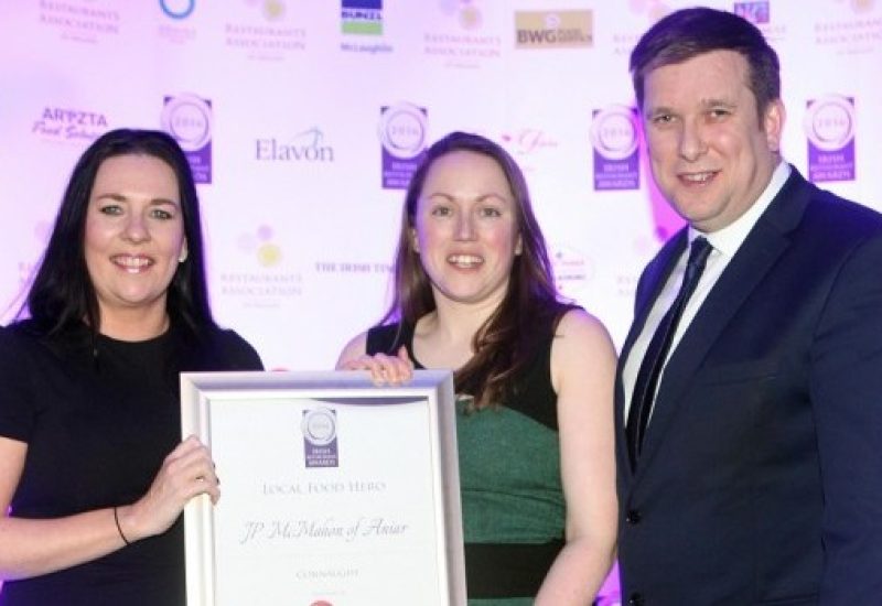 Top Restaurants in Connaught Announced at the Irish Restaurant Awards 2016