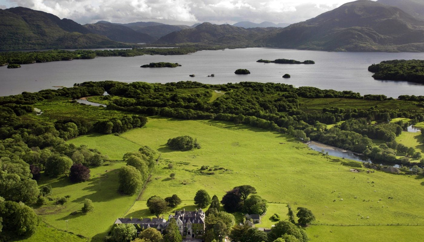 Cahernane House Hotel in Killarney National Park