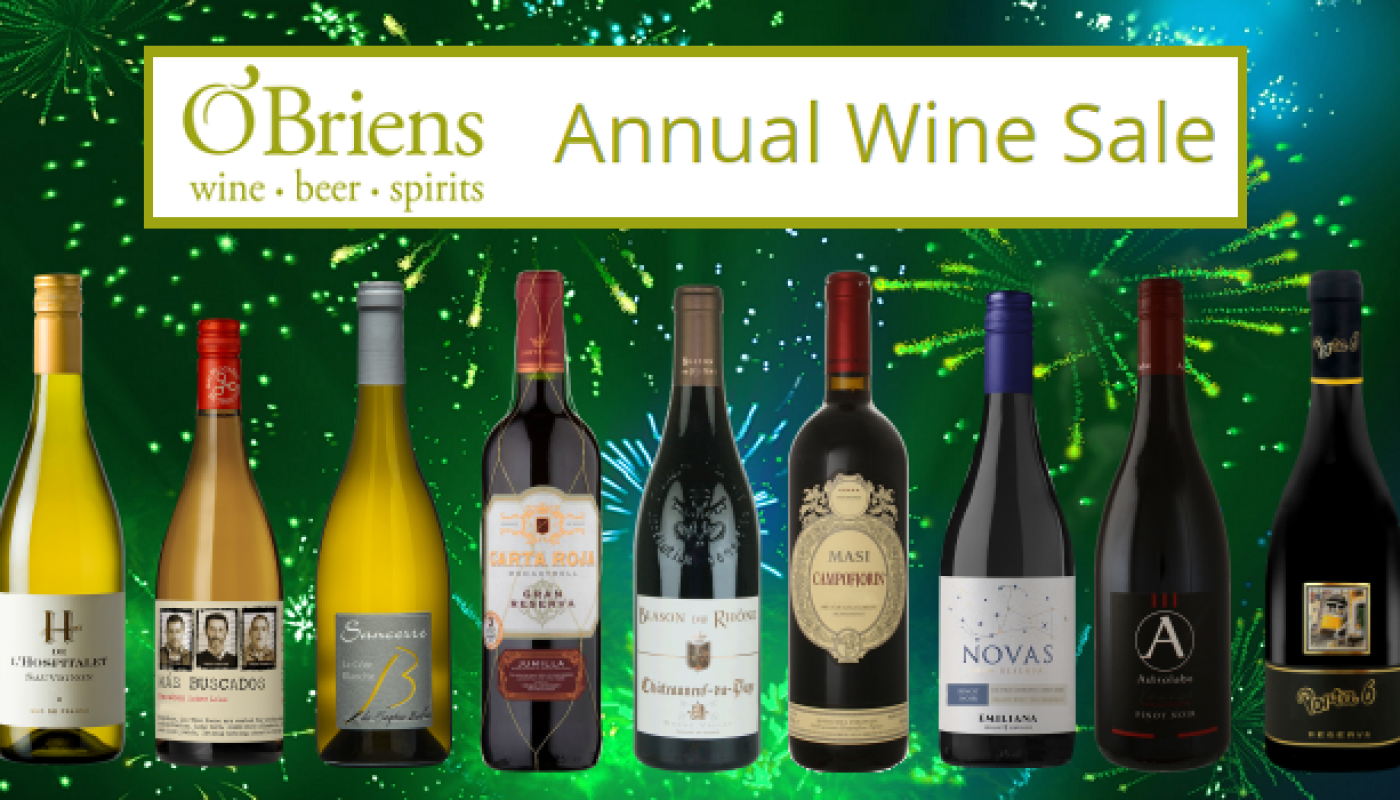 Cancel your 2 O'Clock - The Biggest Wine Sale you'll See this Year Starts Today