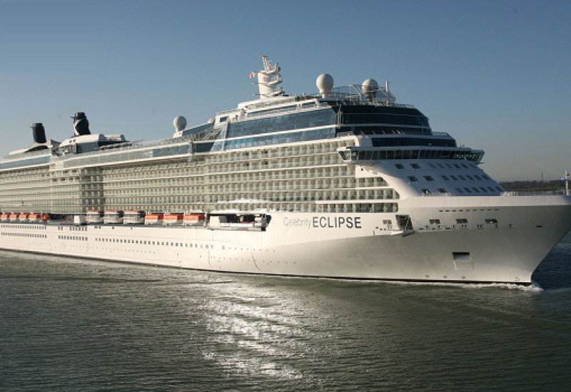 Celebrity Cruises Luxury Ship Eclipse Disembarks in Dublin Today