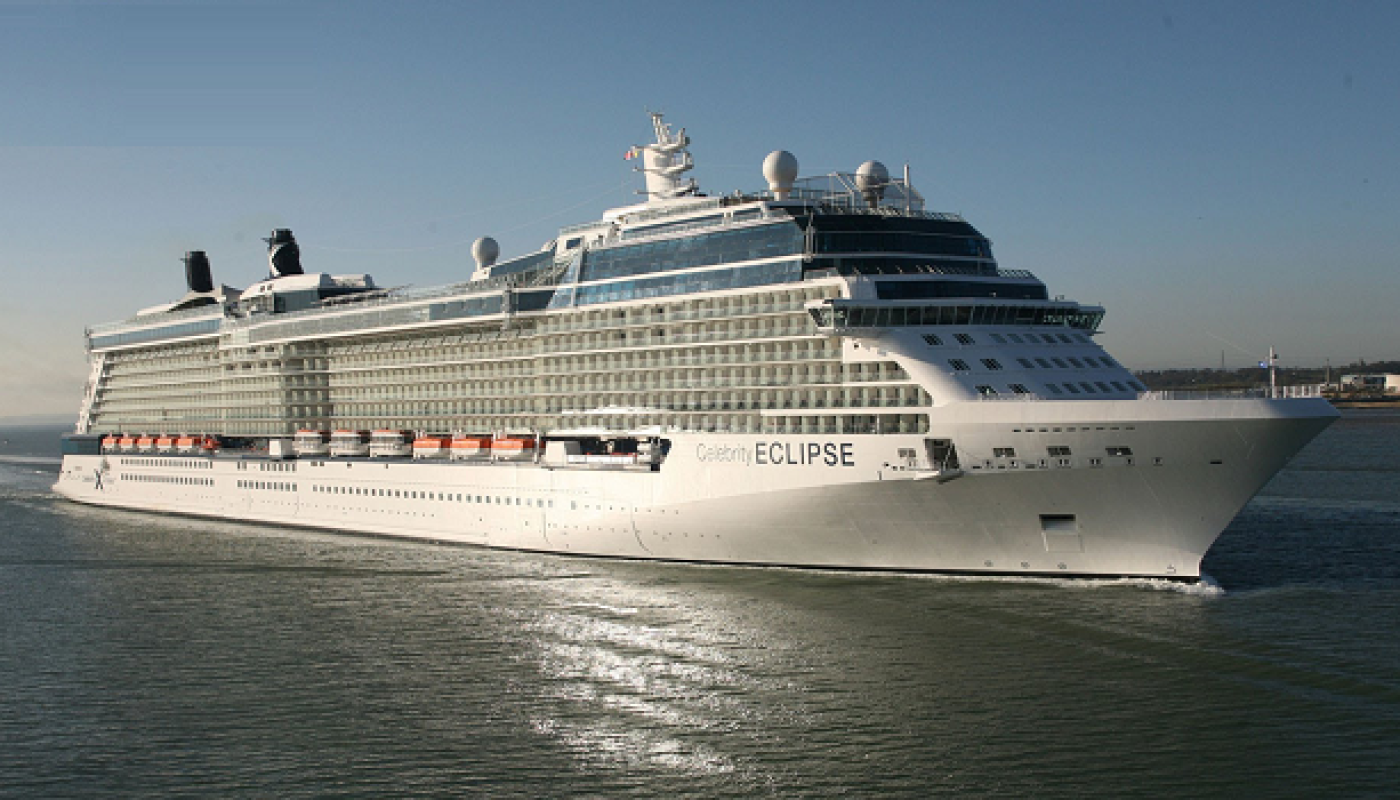 Celebrity Cruises Luxury Ship Eclipse Disembarks in Dublin Today