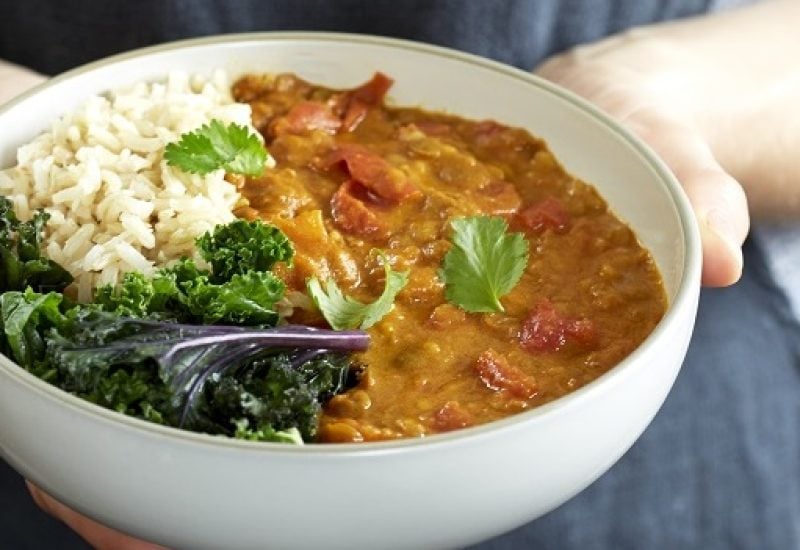 Three tin tomato turmeric and coconut dahl recipe