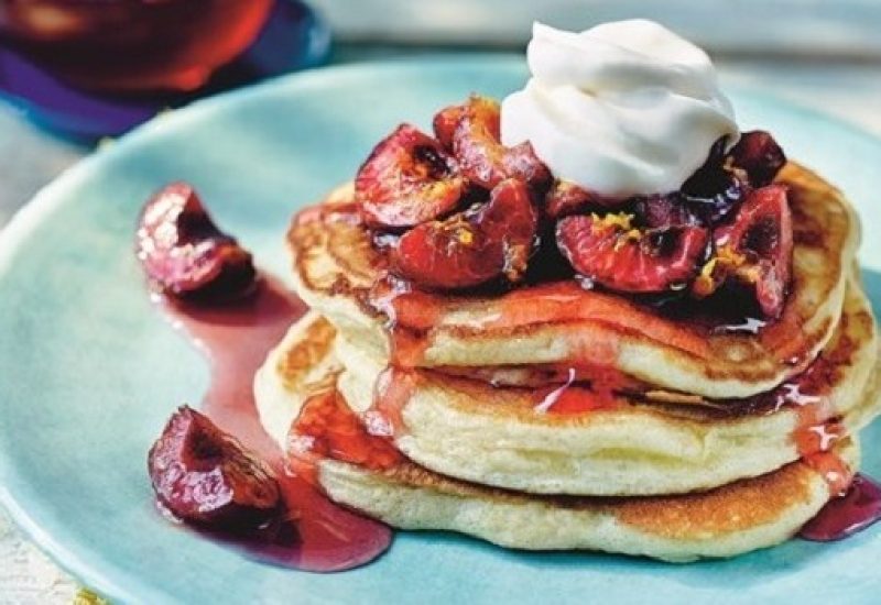 Cherry Pancakes