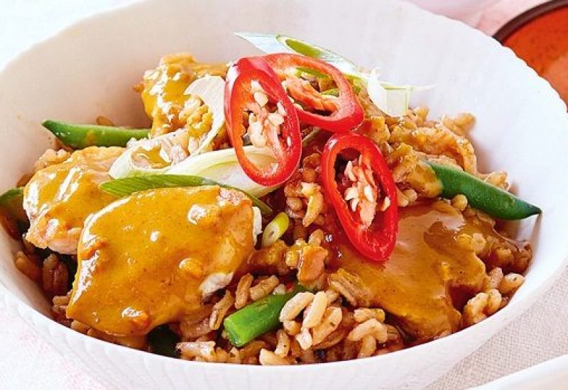 Chicken Satay Rice