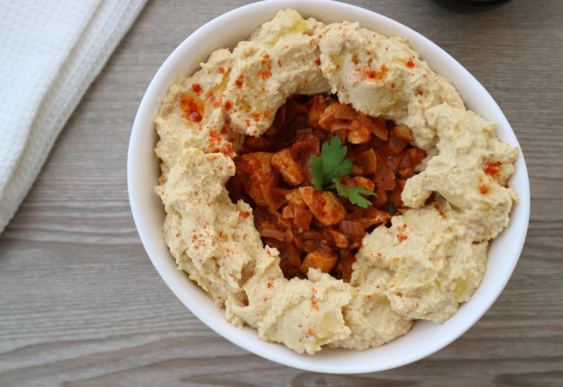 Chicken-Tofu-Hummus