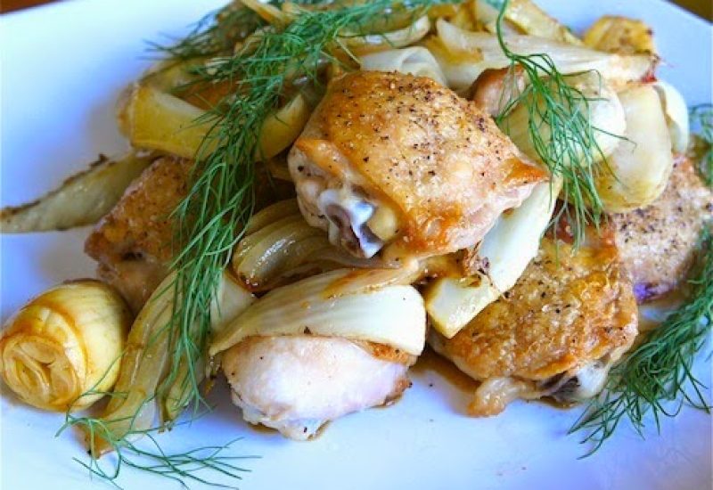Chicken fricasse