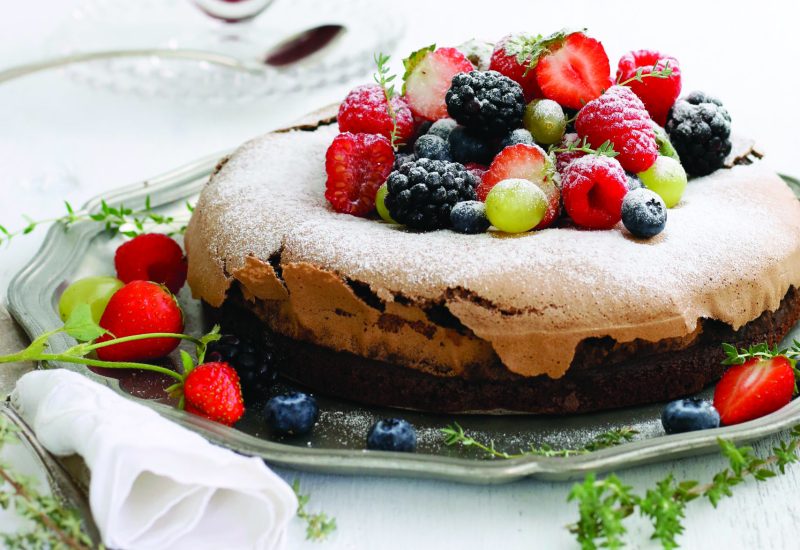 Chocolate Meringue Cake1