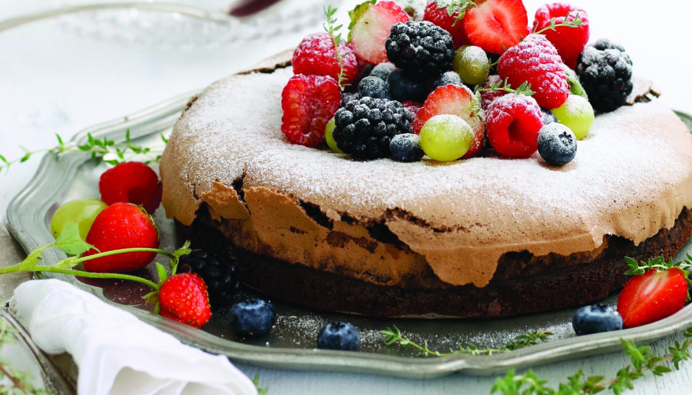 Chocolate Meringue Cake1