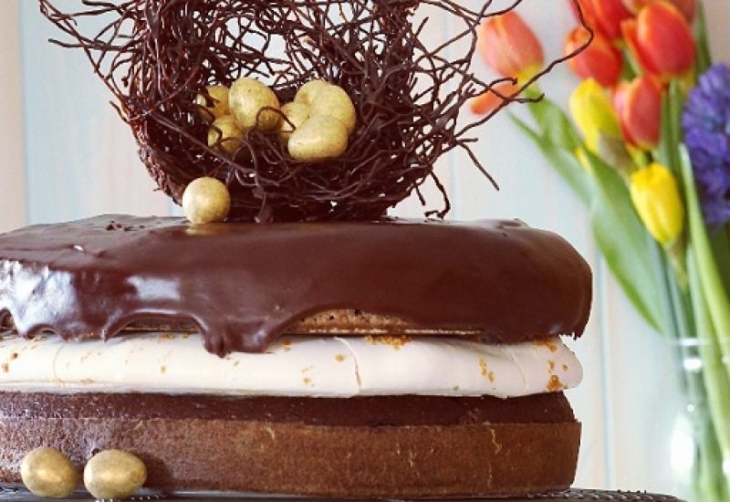 Chocolate Praline Meringue Gateaux Recipe by Chef Shane Smith