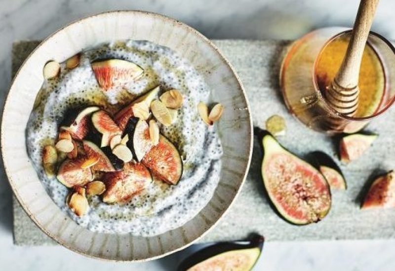 Coconut & Fig Overnight Chia Pudding Recipe from Clean Eating Alice