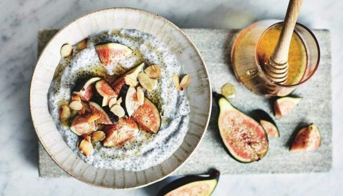 Coconut & Fig Overnight Chia Pudding Recipe from Clean Eating Alice
