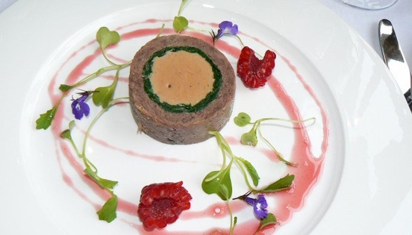 Confit of Duck Leg and Goose Foie Gras Ballotine