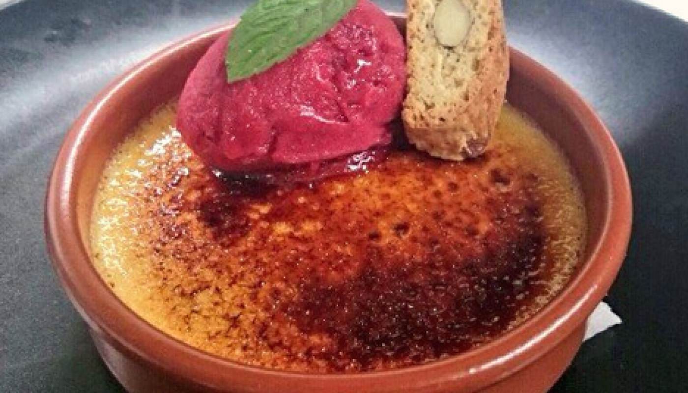 Citrus Creme Fraiche & Elderflower Brûlée Recipe by Chef Wade Murphy