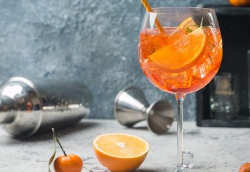 Aperol spritz cocktail